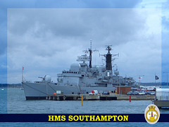 HMS Southampton Portsmouth Royal Naval Base 2013