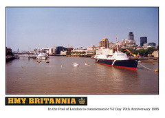 HMY Britannia VJ Day 1995 Pool of London d