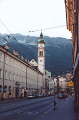 Street in Innsbruck, Austria, in 1998