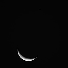 FREJUS: Passage de Jupiter devant la Lune.