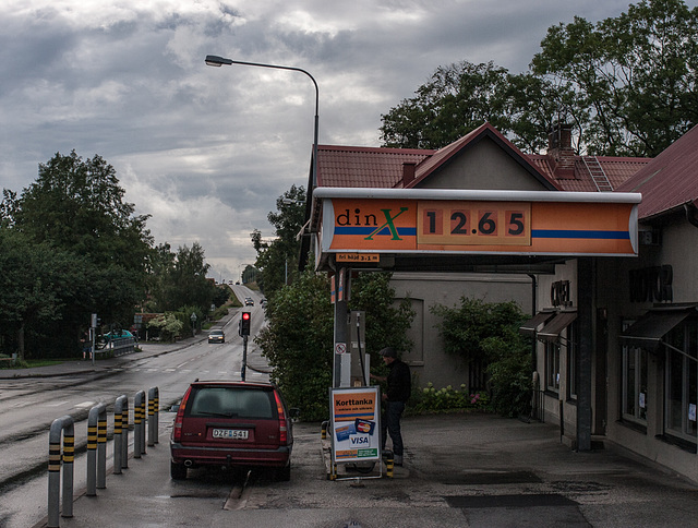 The gas station