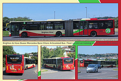 Brighton & Hove Buses - fleet no. 111 - reg. no. BD57 WDP on a training run around the Denton Corner loops. 20.6.2012