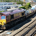 Class 66s at Millbrook (2) - 27 August 2013