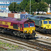 Class 66s at Millbrook (6) - 27 August 2013