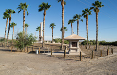 Poston, AZ Japanese Internment Camp monument (0701)