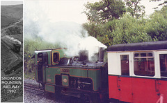 Snowdon Mountain Railway no4 Snowdon at Hebron Station 1992