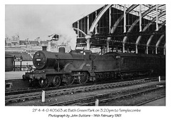 2P 40563 at Bath Green Park - 14.2.1961