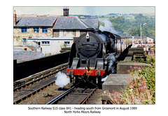 S15 841 North Yorks Moors Railway August 1989