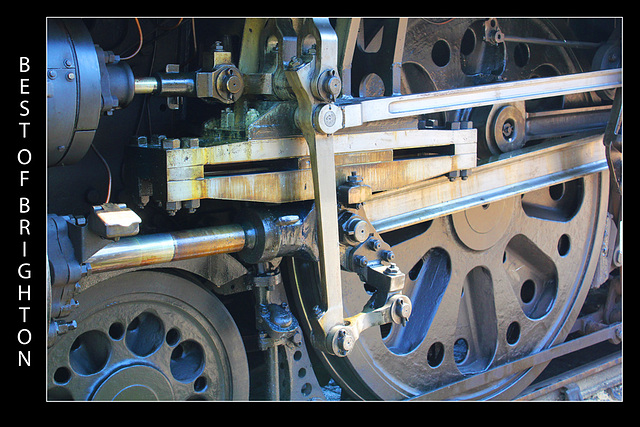 Sir Archibald Sinclair valve gear close-up - 19.4.2011