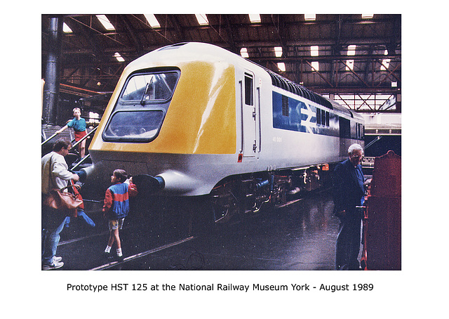 Prototype HST 125 NRM York 8 1989