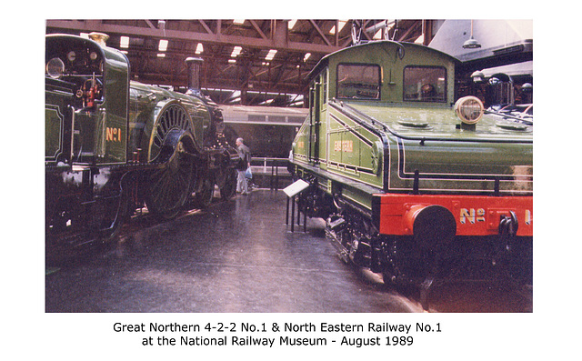 GNR No1 & NER No1 NRM 8 1989