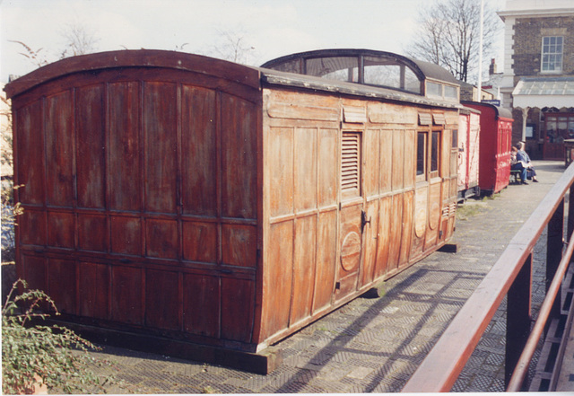 Preserved rolling stock at North Woolwich Railway Museum