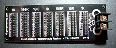 7 decade resistor board
