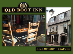 The Old Boot Inn ~ Seaford ~ through the window ~ 2011