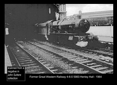 Great Western Railway 4-6-0 5983 Henley Hall - 1964