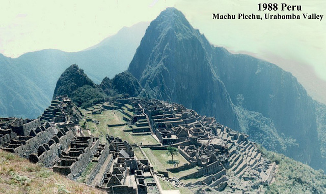 1988 Peru Machu Picchu Composite