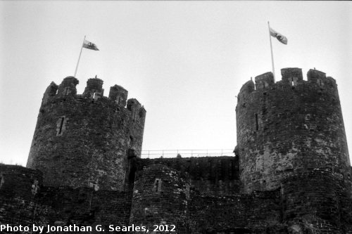 Conwy Castle, Picture 2, Edited Version, Conwy, Wales (UK), 2012