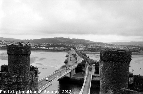 Conwy Castle, Picture 12, Edited Version, Conwy, Wales (UK), 2012