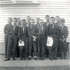 Cub Scout Pack. Greenville, Illinois, USA. c. 1959.