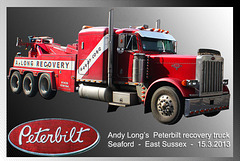 A Long's Peterbilt Recovery Truck - Seaford - 15.3.2013