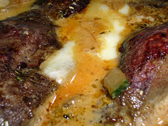 Pork liver fried in lard