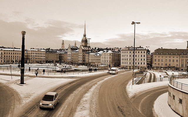 Old town, view from Slussen