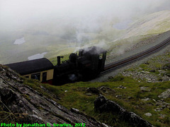 Snowdon Mountain Railway, Picture 3, Snowdon, Snowdonia National Park, Wales (UK), 2012