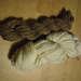 First attempts spinning thick yarn on the Lithuanian wheel