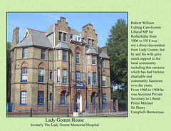 Lady Gomm House - Liberal connection