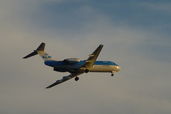 KLM F70 approaching Nice - 10 September 2013