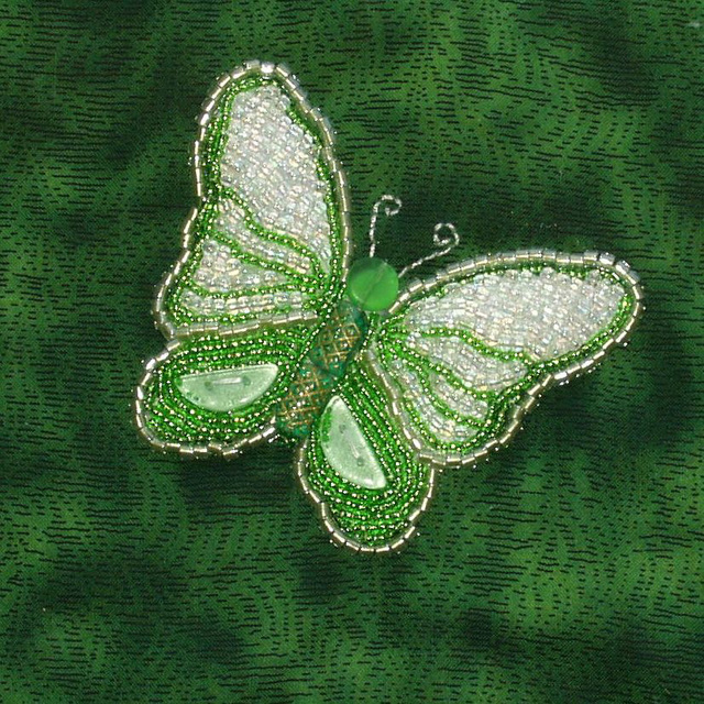 A Butterfly in green