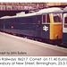 BR 86217 Comet Birmingham New Street - 23.3.1984