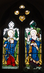 Lancashire memorial window, Saint Helen's Church, Grindleford, Derbyshire