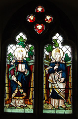 Lancashire memorial window, Saint Helen's Church, Grindleford, Derbyshire