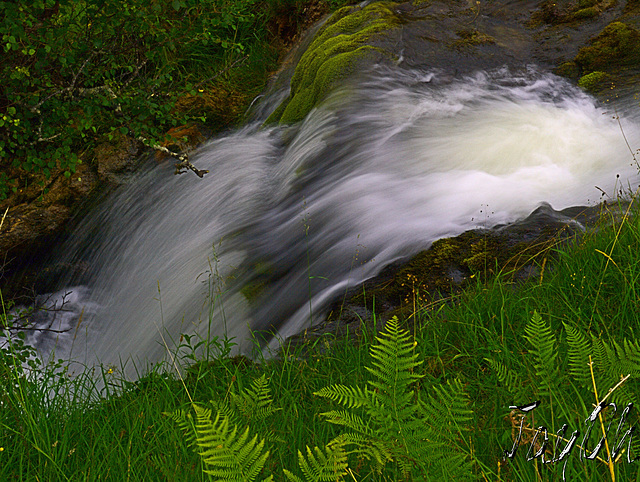 Burn Waterfall - Loch Assynt