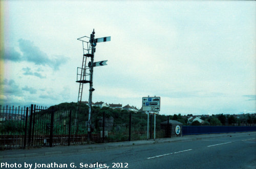 Semaphores on Barry Island, Edited Version, Glamorgan, Wales (UK), 2012