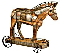 Troja ĉevalo (Trojanisches Pferd)