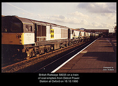 58035 at Oxford on 16.10.1990