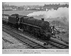 Class 5 4-6-0 73160 - north of Highbridge station -  Walrow Terrace to rear - 24.3.1965