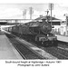 Ex G.W.R. 2-8-0 6831 on down freight at Highbridge Autumn 61