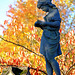 Pirbright Autumn 2013 Fuji X-E1 statue