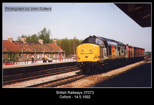 BR 37073 Oxford 14.5.1992