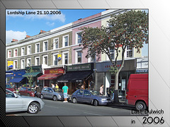 Lordship Lane - The Cheese Block & neighbouring shops - 21.10.2006