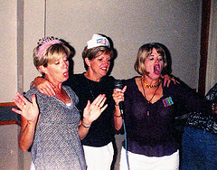 3 Women Singing Karaoke