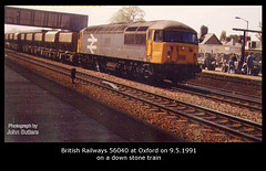 56040 at Oxford on 9.5.1991