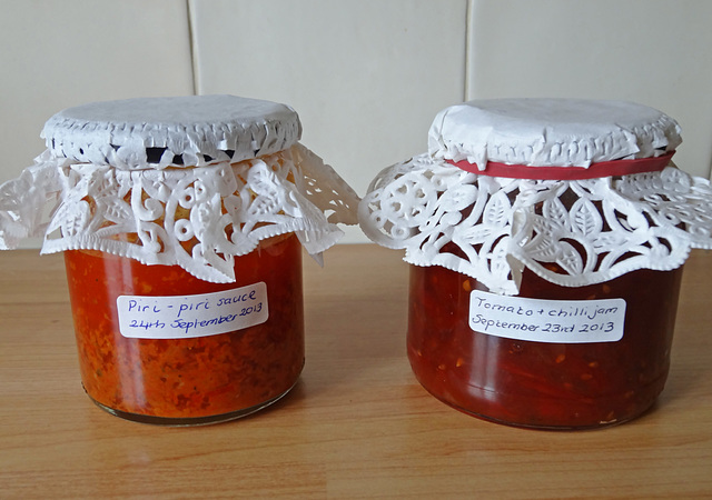 Made with home grown chillies