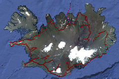 GPS Map - Iceland 2010