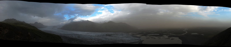 Skaftafellsjökull Panorama - Uncropped