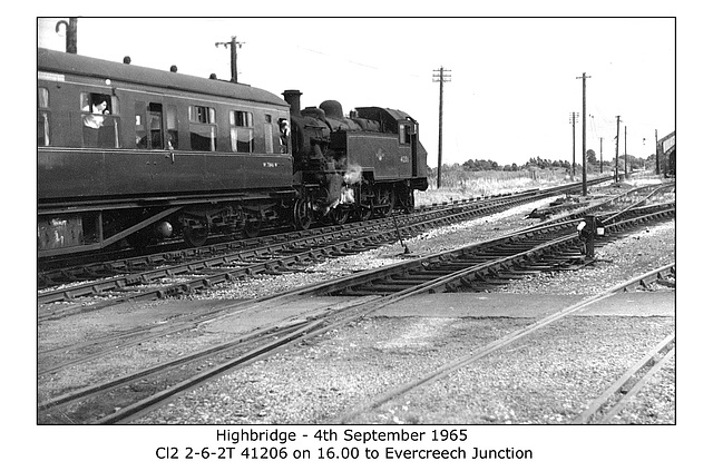 Cl2 262T 41206 Highbridge 4 9 1965