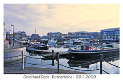 Greenland Dock - Rotherhithe - 26.1.2009